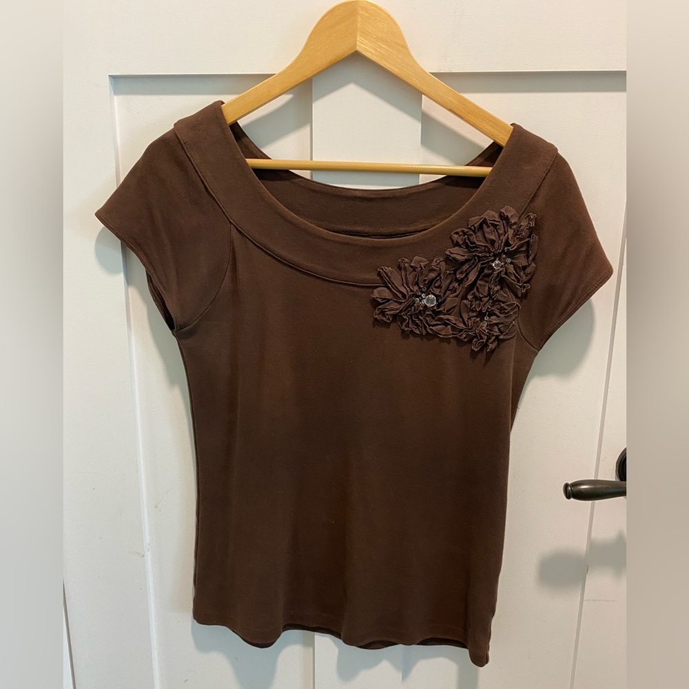 Rafella Vintage Embellished Shirt